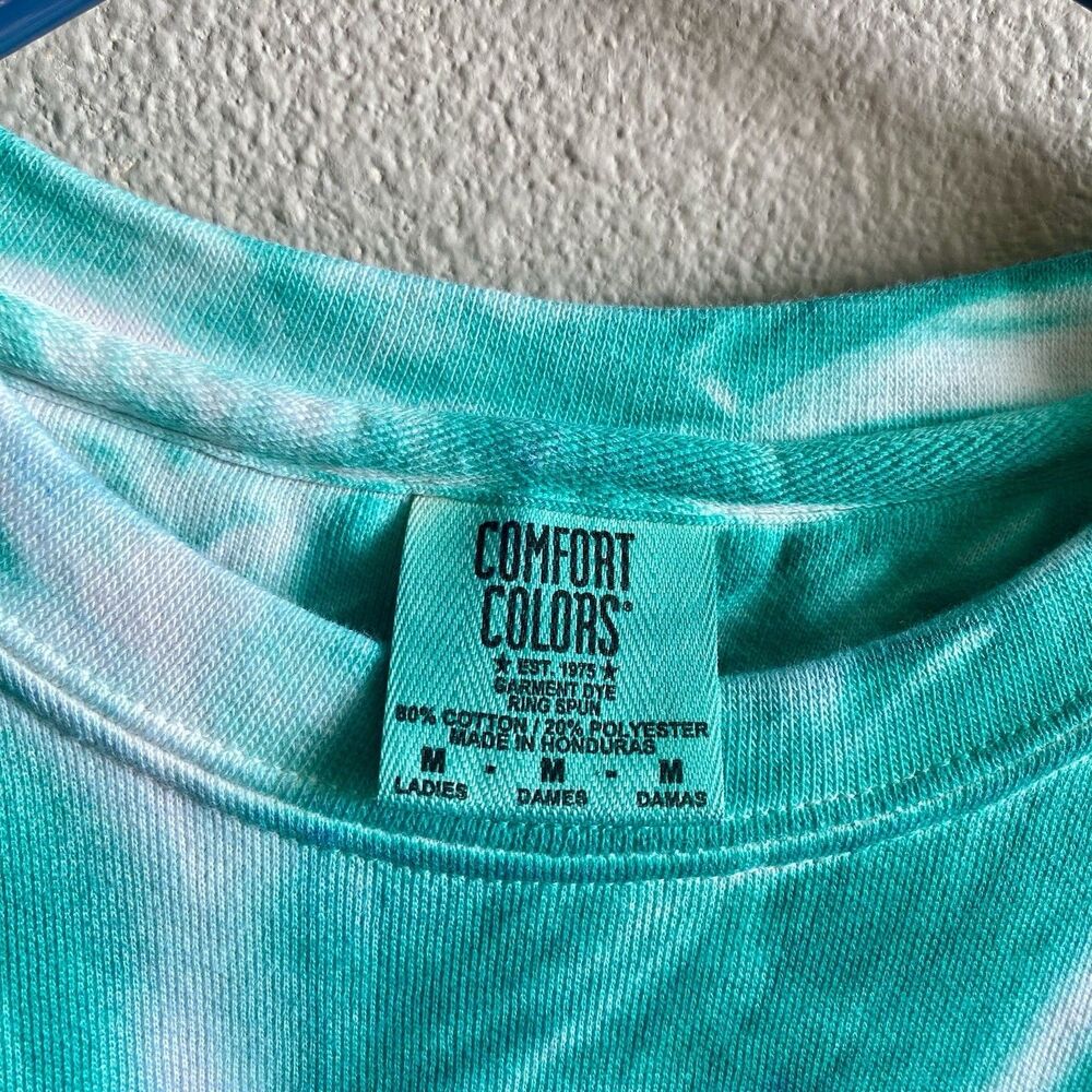 great smoky mountains national park Tie Dye Crewneck Sweatshirt Camping Medium - Picture 3 of 6